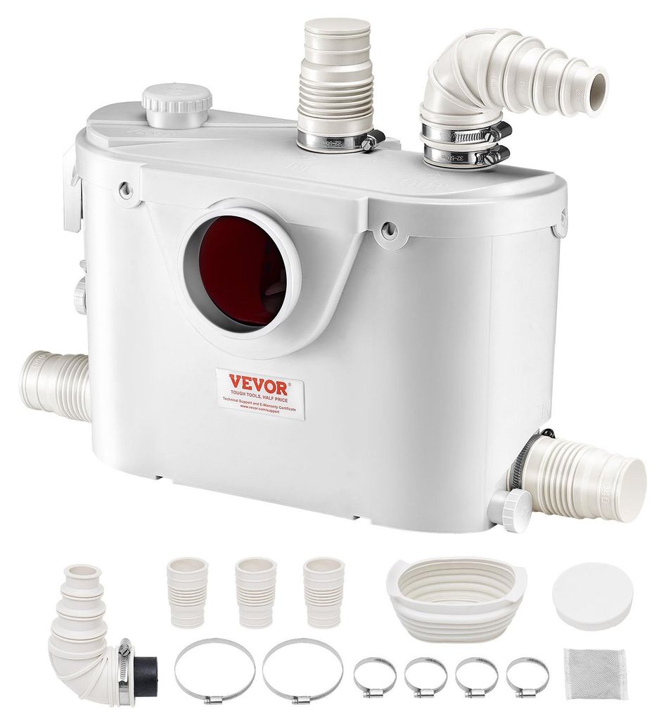 Čerpadlo VEVOR na odpadní vodu, 500 W, průtok 110 l/min, Obrázek produktu 