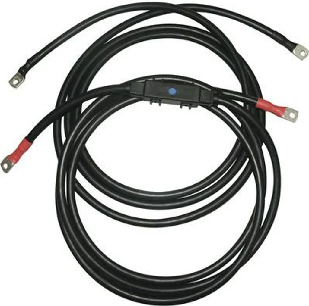Jeu de Câbles 35 mm² de 2m IVT - Haute Conductivité pour Onduleur SW