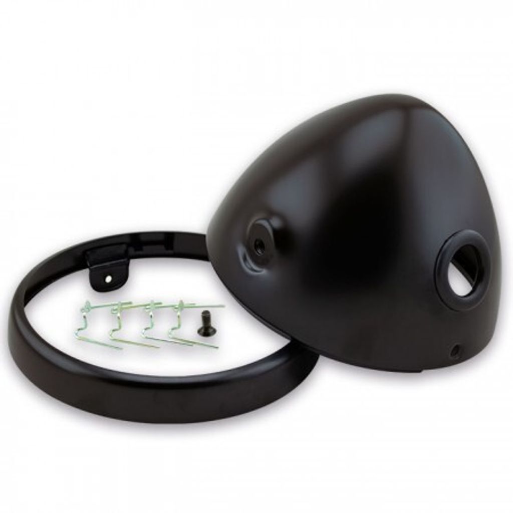 Scheinwerfergehäuse 7 Nevo Style schw matt