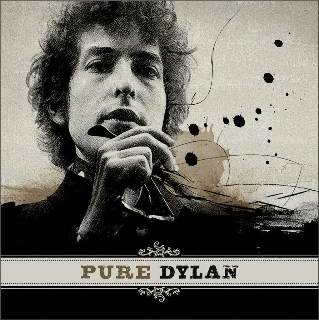 Livre Bob Dylan Pure Dylan Intimate Look Anglais Cadeau Fan Musique