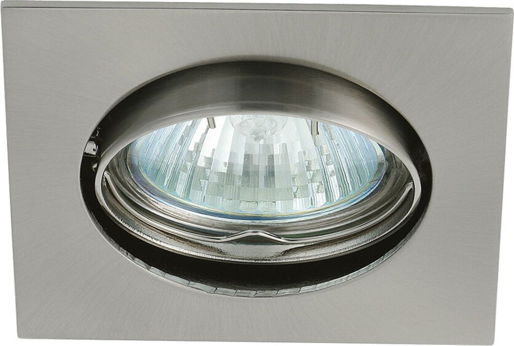 Einbaustrahler Einbauleuchte IZZY DT10 Chrom matt eckig Produktbild 