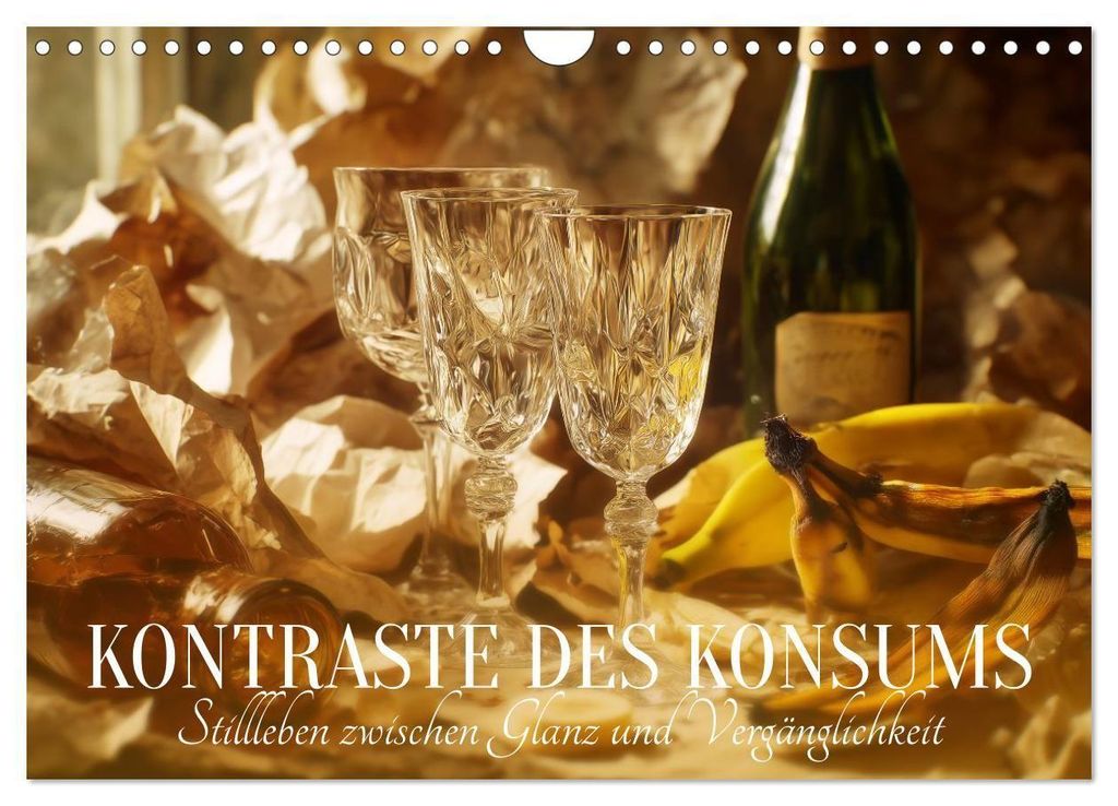 Kontraste des Konsums. Stillleben zwischen Glanz und Vergänglichkeit (Wandkalender 2027 DIN A4 quer), CALVENDO Monatskalender