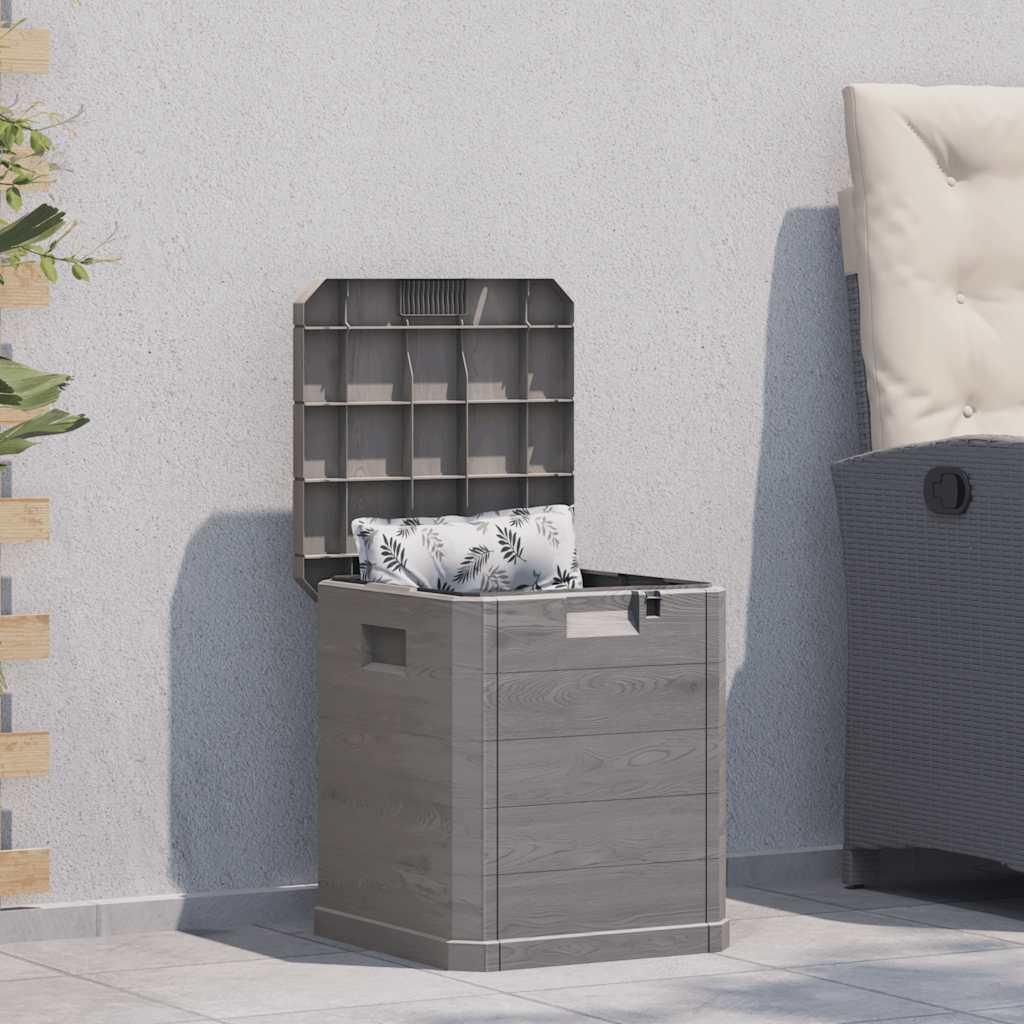 vidaXL Contenitore da giardino 90 L Marrone Immagine del prodotto 