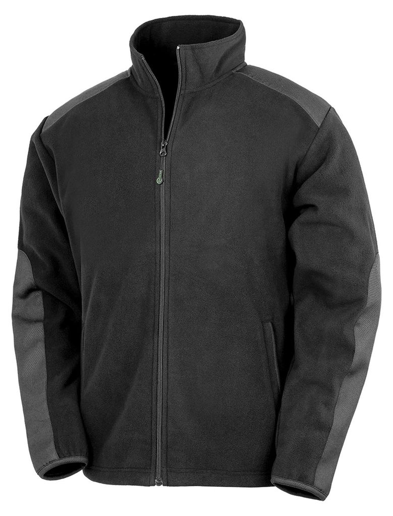 WORK-GUARD by Result - Fleecejacke für Herren/Damen Uni, Extra stark RW11322 (XS) (Schwarz)