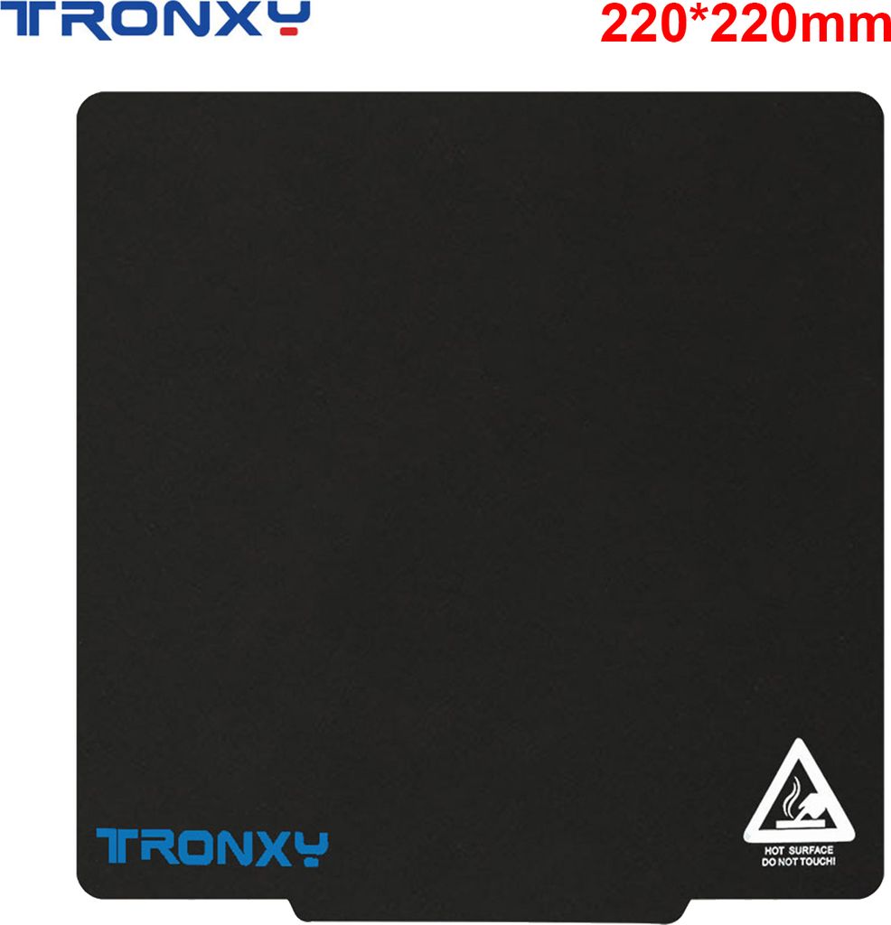 Tronxy Magnetic Build Oberflächenplatte Sticker Pad Ultra-Flexible Abnehmbare 220 * 220 mm Kompatibel mit 220 mm 3D-Drucker Hotbed Heizung