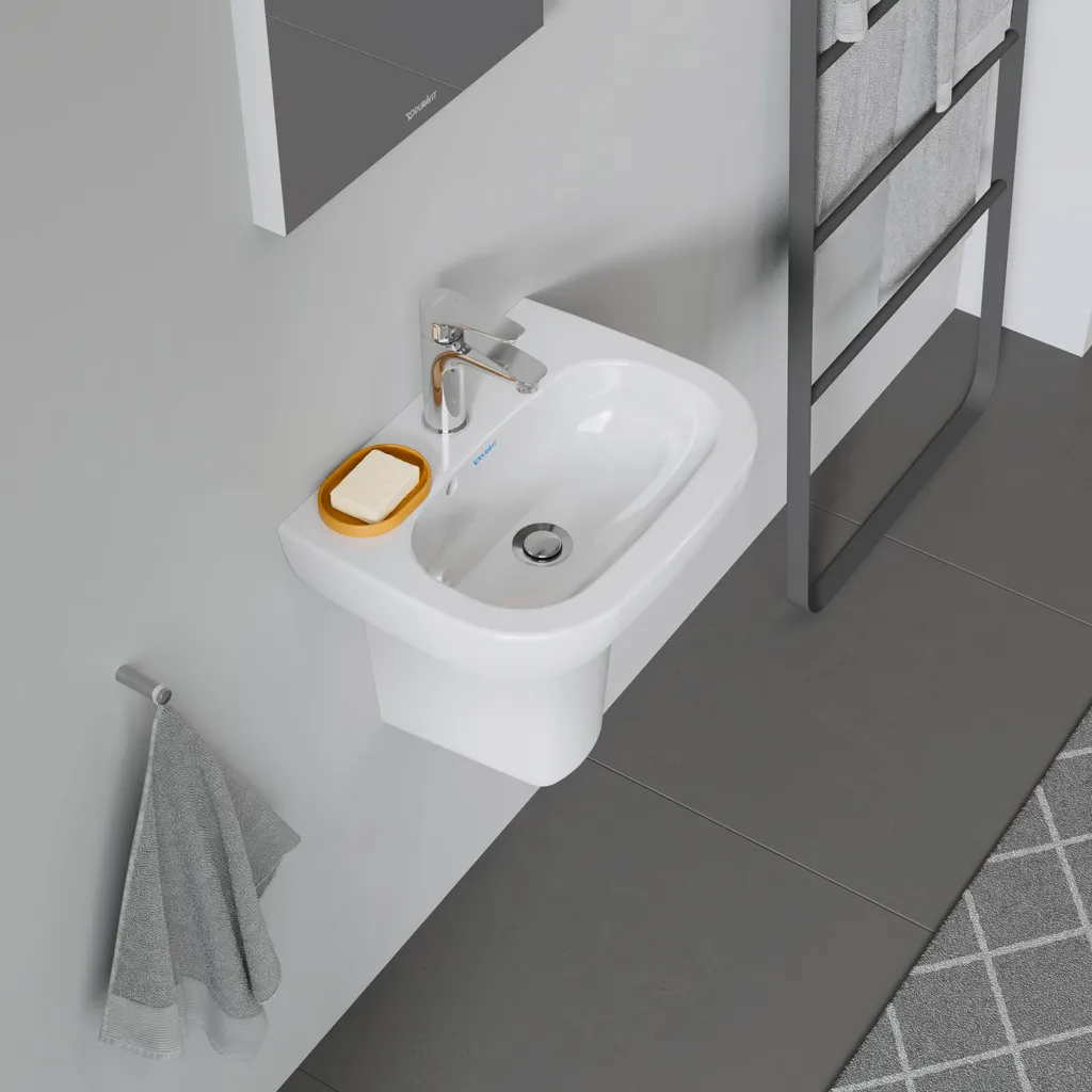 Duravit 0705450000 Lavamani D-Code 45cm | Qualità Tedesca - 7