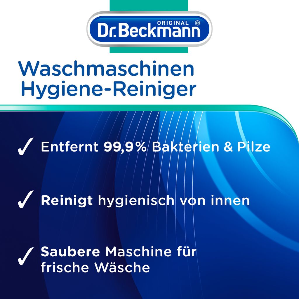 Dr. Beckmann Waschmaschinen Hygiene Reiniger 250g - Saubere Produktbild 3