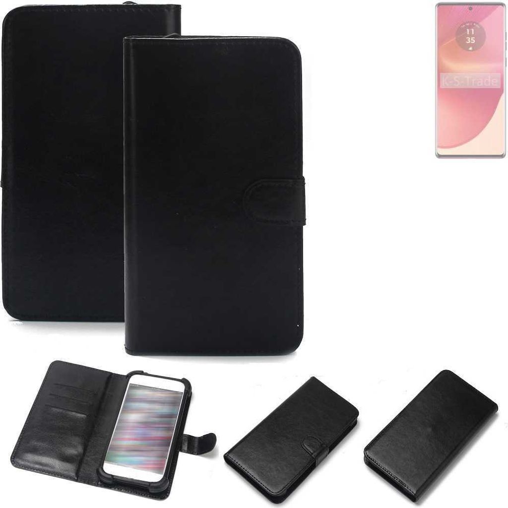 K-S-Trade Handyhülle Schutzhülle kompatibel mit Motorola Edge 50 Fusion LATAM Handy Schutz Hülle Handyhülle Bumper schwarz 1x