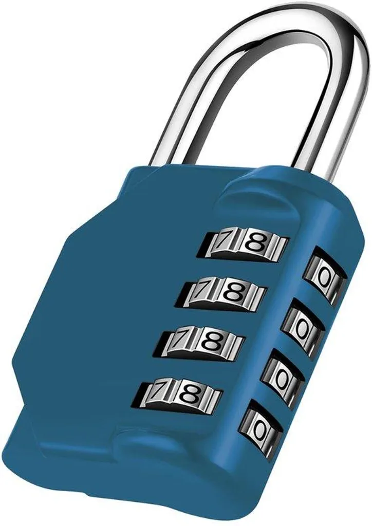 Cadenas de sécurité extérieur bleu à code pour vestiaire et gym