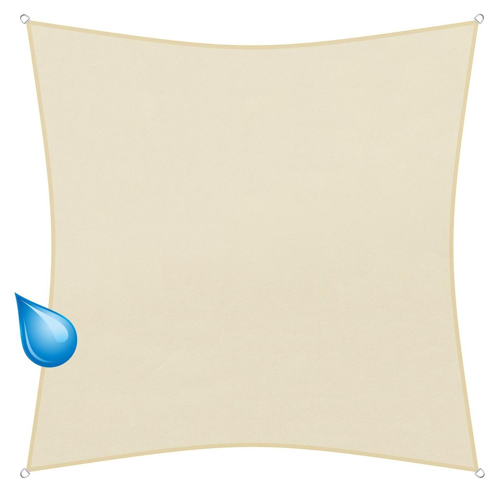 sunprotect 83269 wasserabweisend Sonnensegel Hydro, 3 x 3 Produktbild 