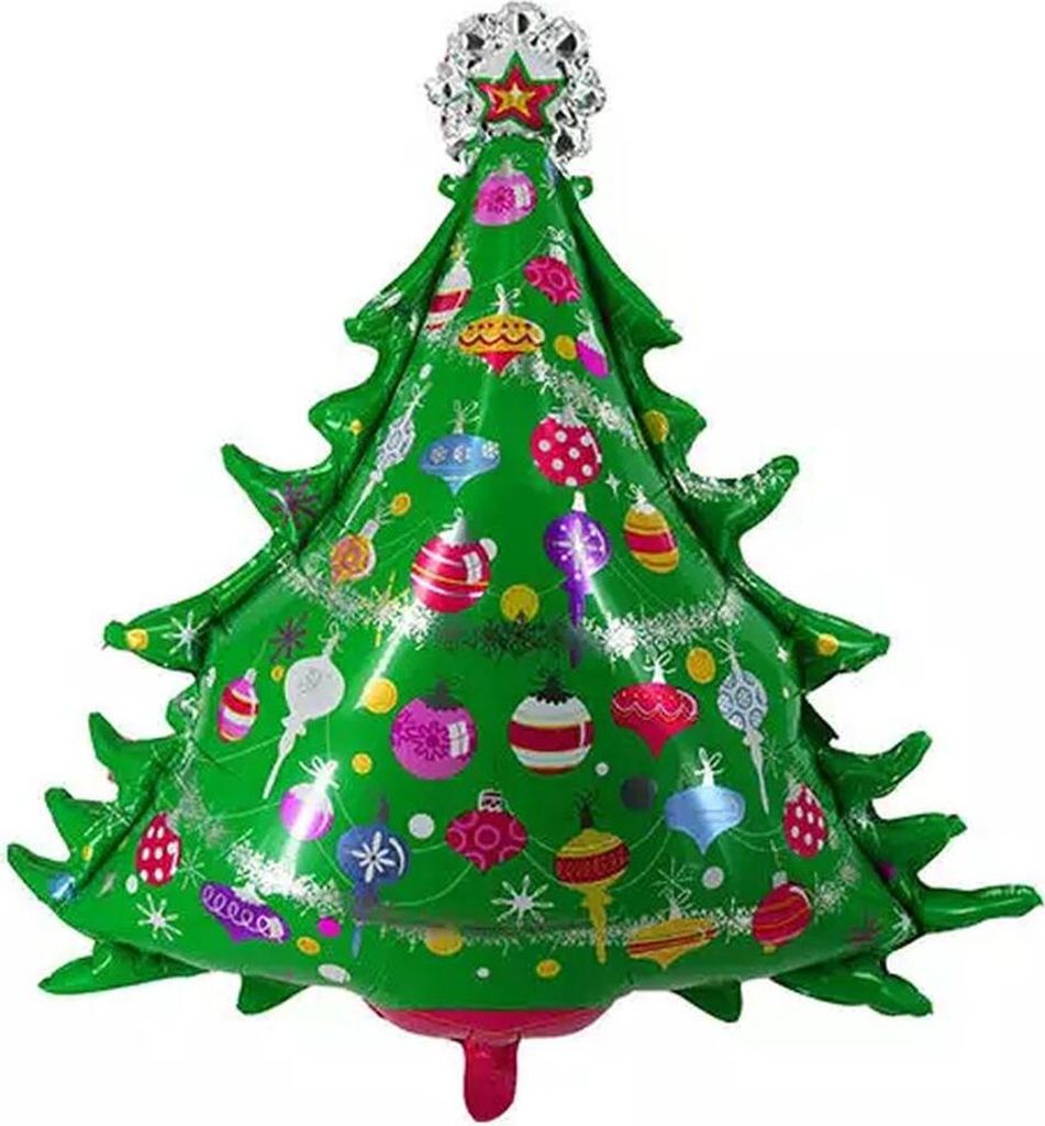 Folienballon Weihnachten, Tannenbaum, ca. 93,5 x 84 cm Produktbild 