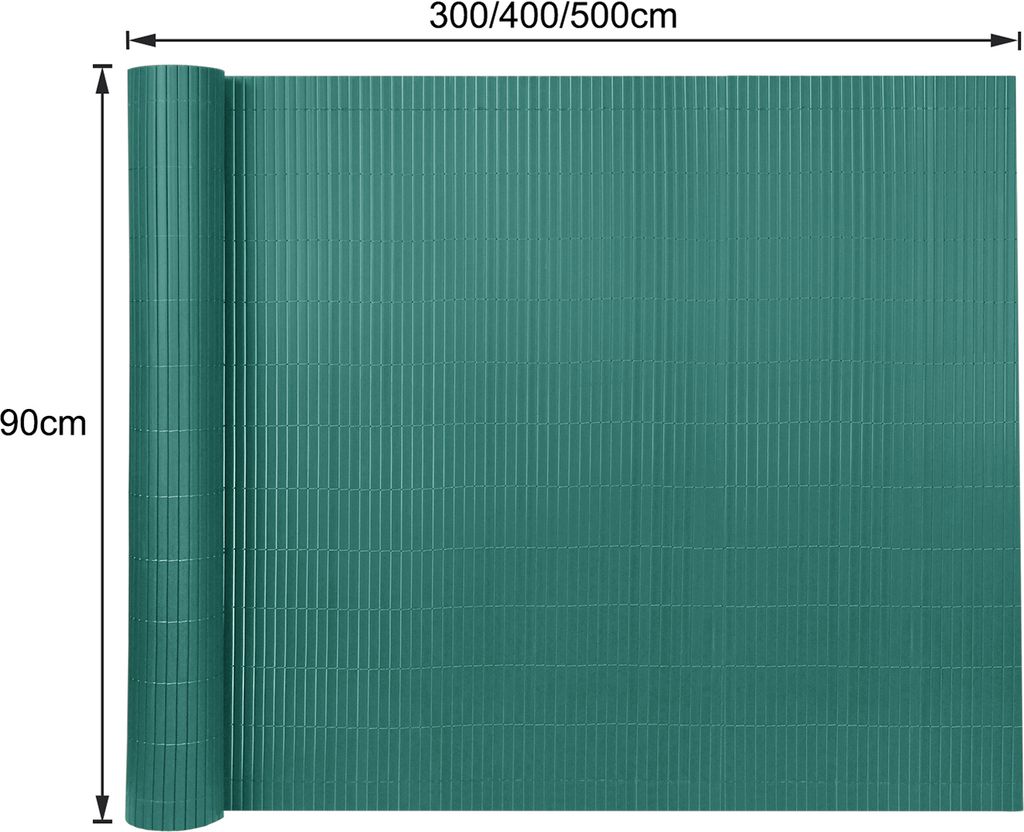XMTECH PVC Sichtschutzmatte Sichtschutzzaun Wetterfest Produktbild 2