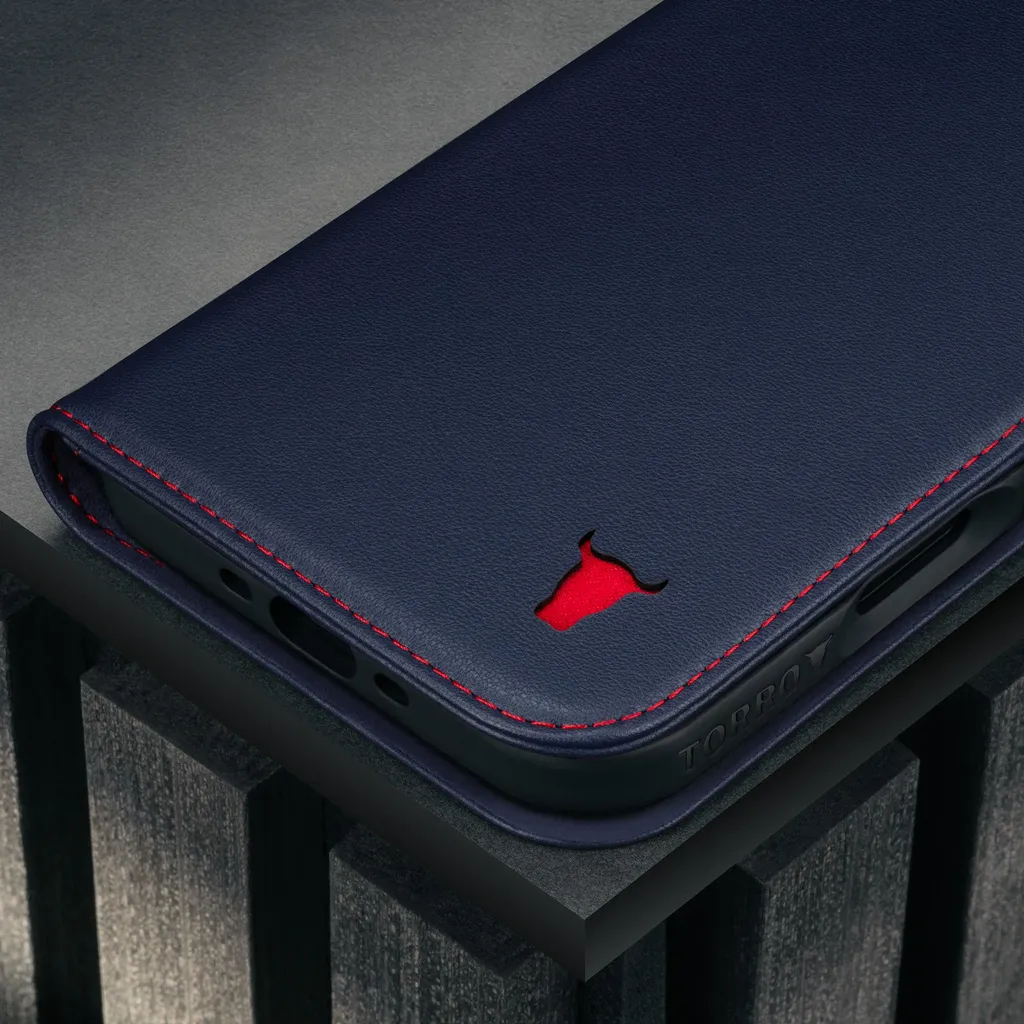 Custodia A Marsupio TORRO In Vera Pelle Per IPhone 6,1/6,3 Pollici – Sottile, Leggera E Con Apertura Per Ricarica
