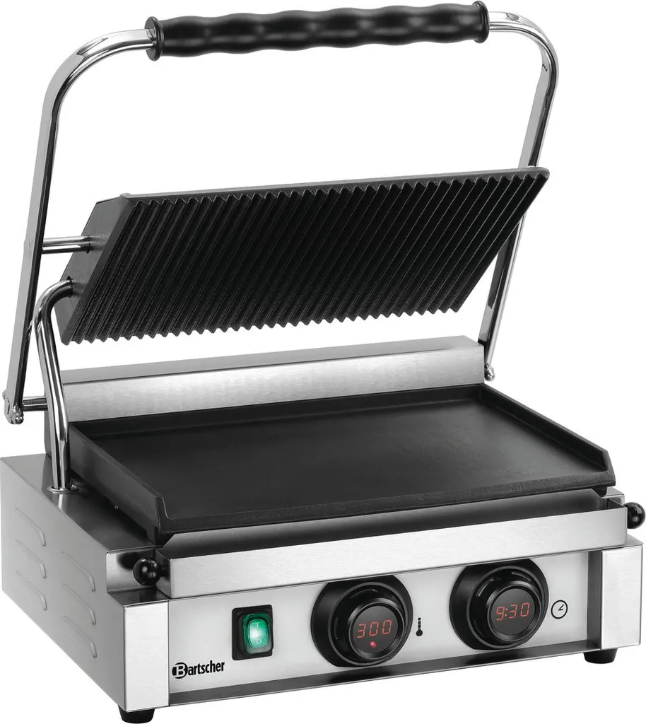 Bartscher Gril de contact Panini-MDI 1GR avec commande électronique MDI