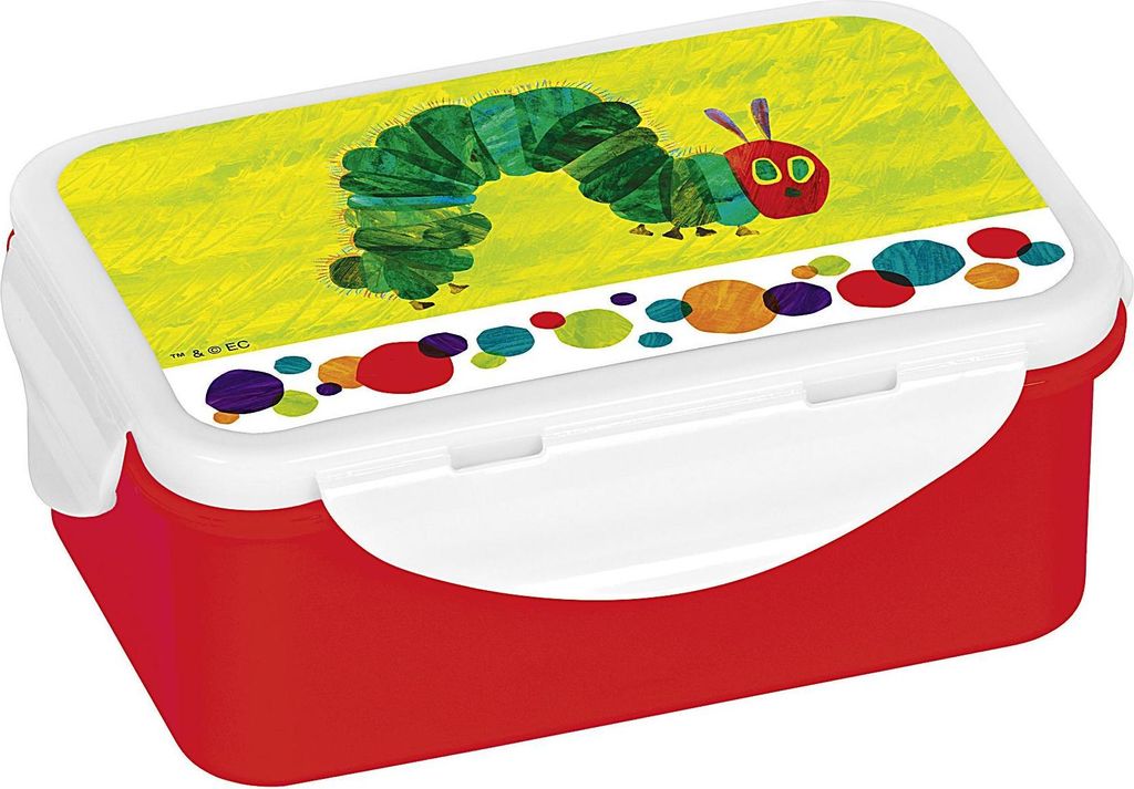 Brotdose klein Raupe Nimmersatt grün