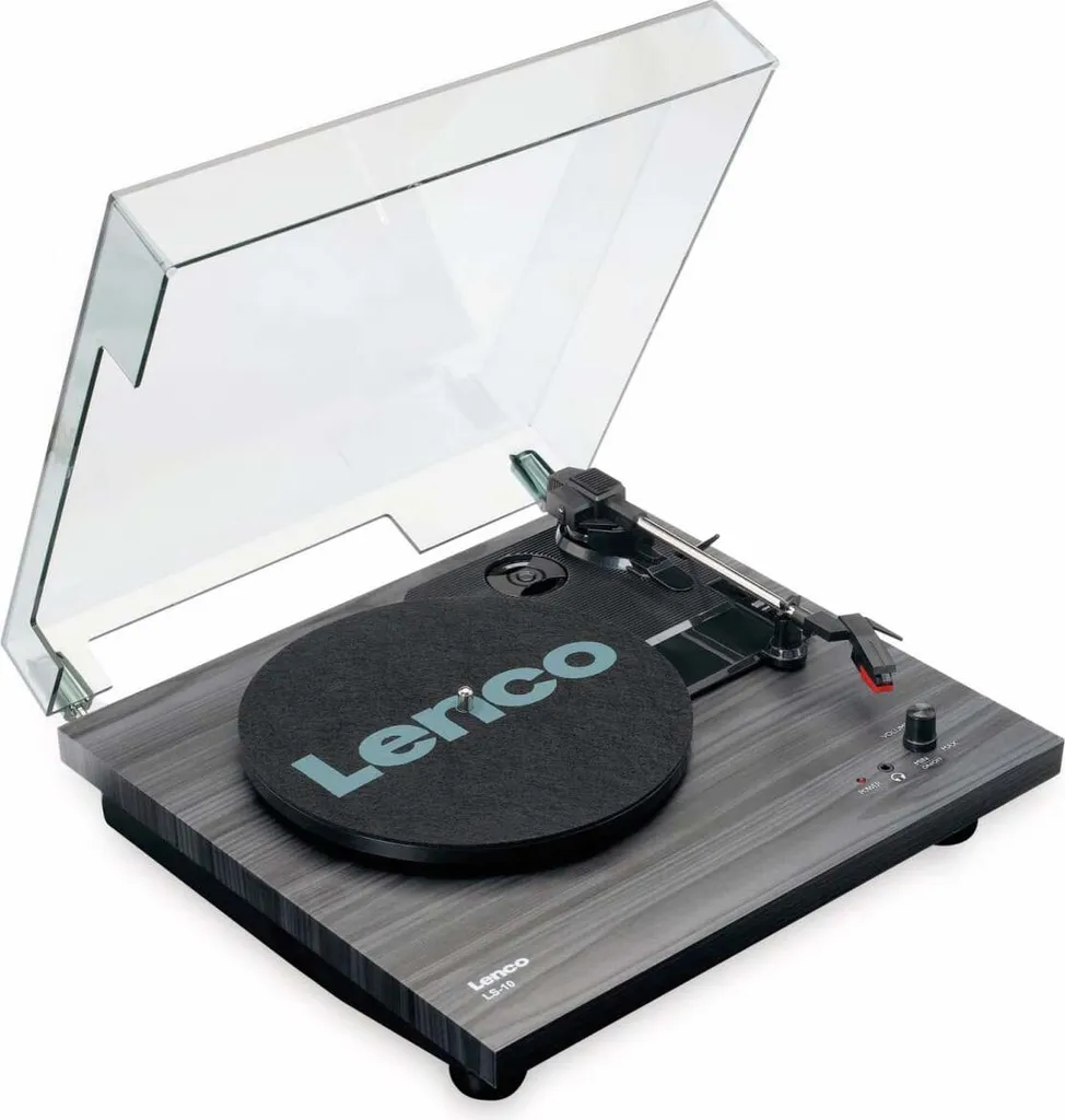 Giradischi Moderno Lenco LS-10BK Nero - Stile e Vinile per Casa - 11