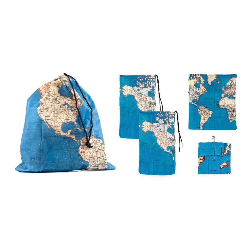 Borse da viaggio Kikkerland Mappe - Set 4 pezzi. Immagine del prodotto 