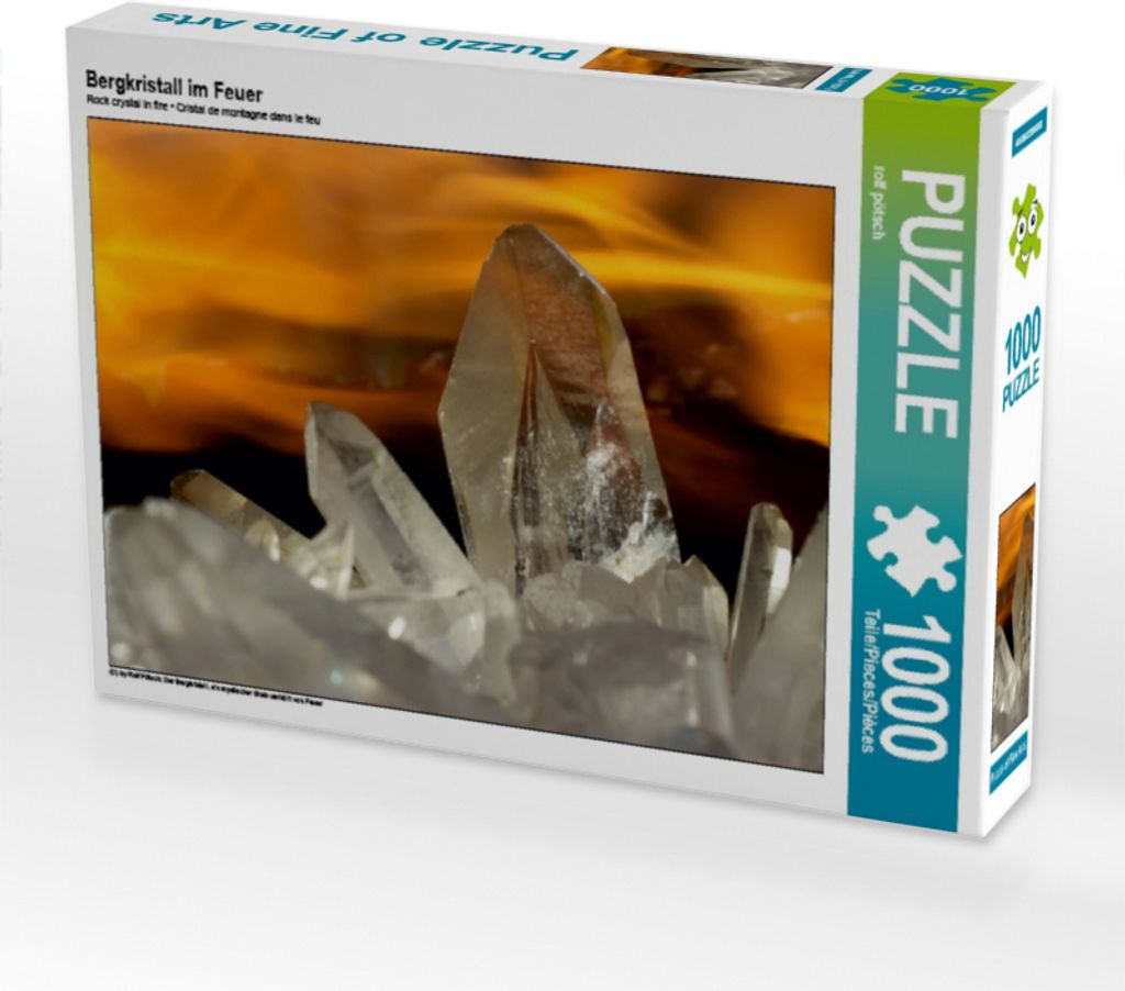 Calvendo Bergkristall im Feuer 1000 Teile Puzzle quer 640x480mm, pötsch rolf; 7317223