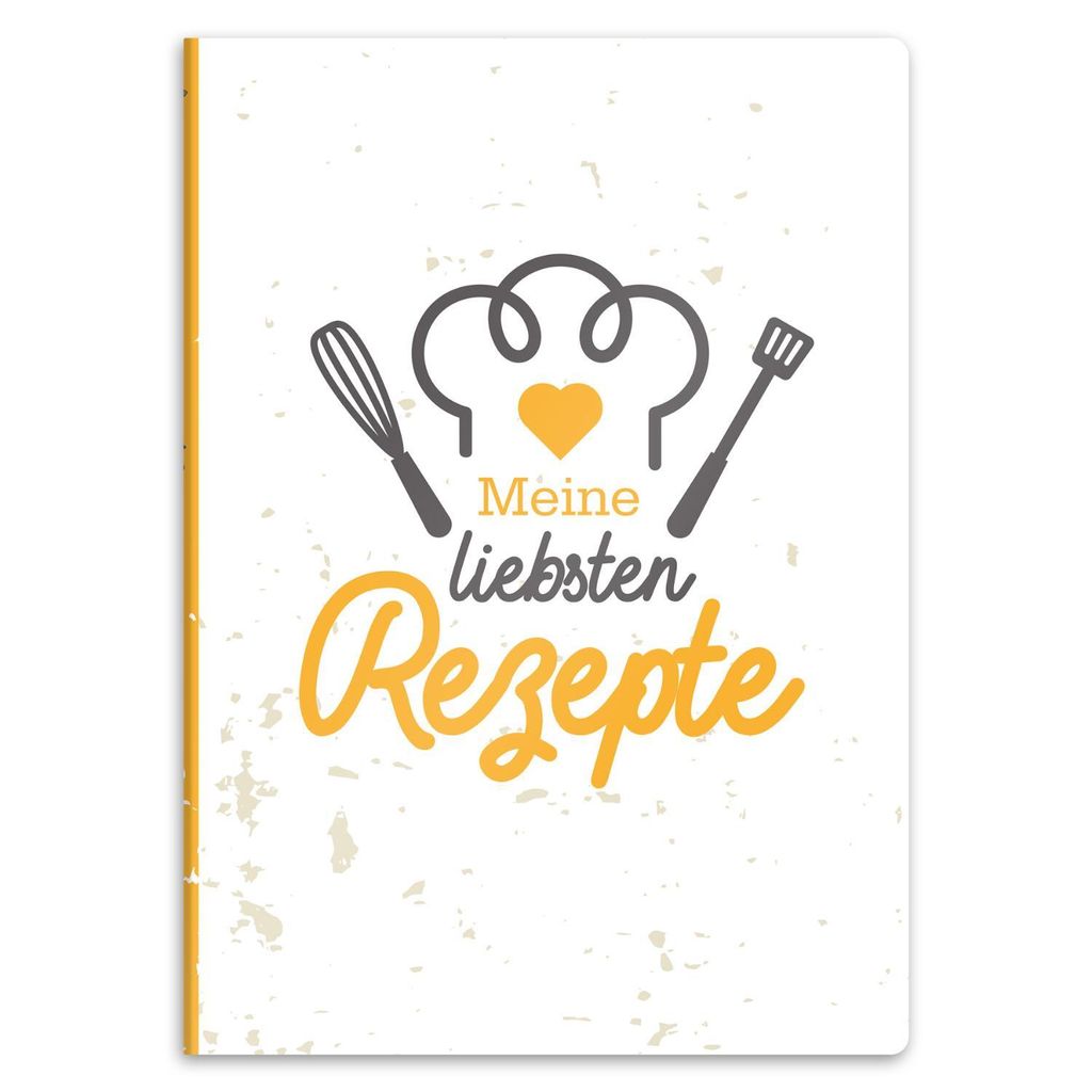 itenga Sichtbuchmappe für Rezepte Motiv Kochmütze - Rezeptmappe A4 Kunststoff
