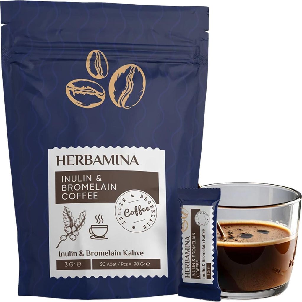 Herbamina | Inulin & Bromelain Coffee 90g