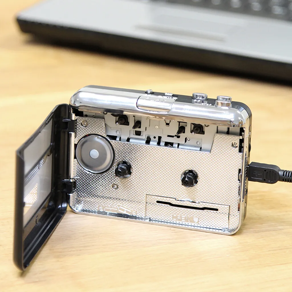 Lecteur Cassette USB LogiLink Plug and Play avec Sortie Audio Stéréo