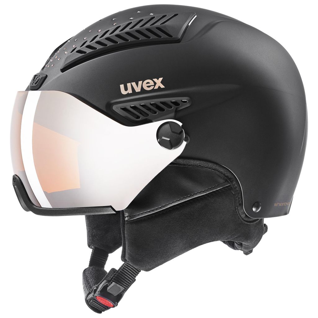 UVEX uvex hlmt 600 visor 6005 visor WE Glamour black 55