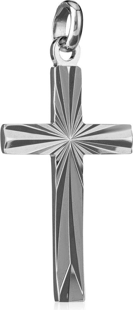 25mm Kreuz Kettenanhänger 925 Silber Kommunion Konfirmation anlaufgeschützt 3030