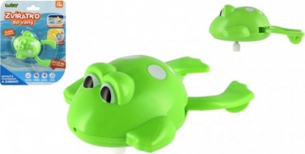 Grenouille s'étirant dans le bain 10 cm - Emballage tchèque Image du produit 