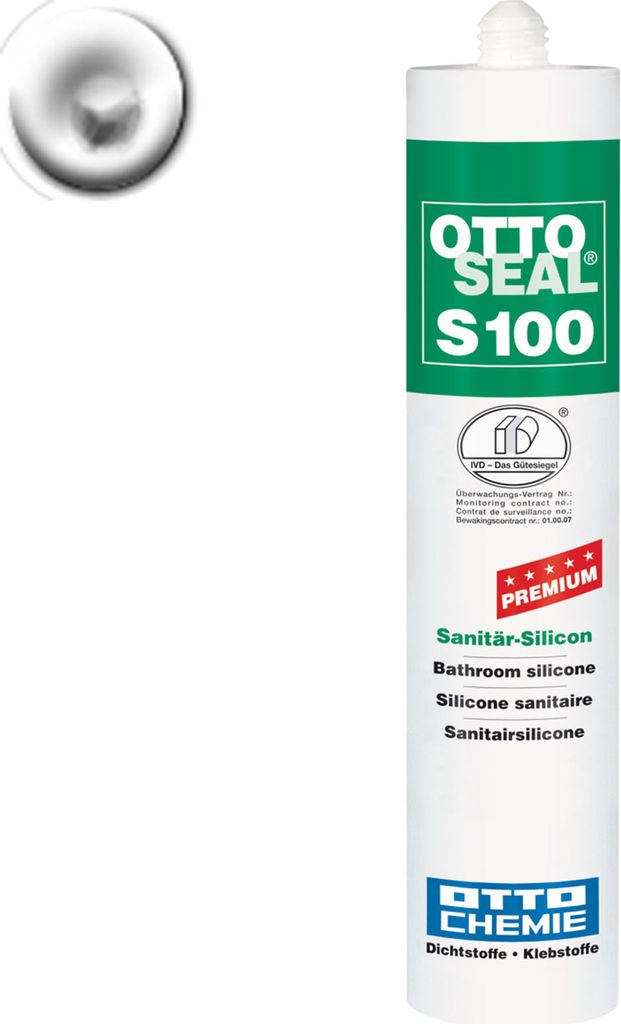 OTTOSEAL S 100 Sanitär-Silicon Transparent Kartusche Immagine del prodotto 