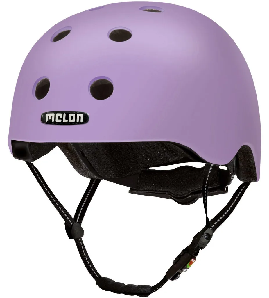 Casque Melon Posh Venice Lila M avec boucle magnétique et confort Pro