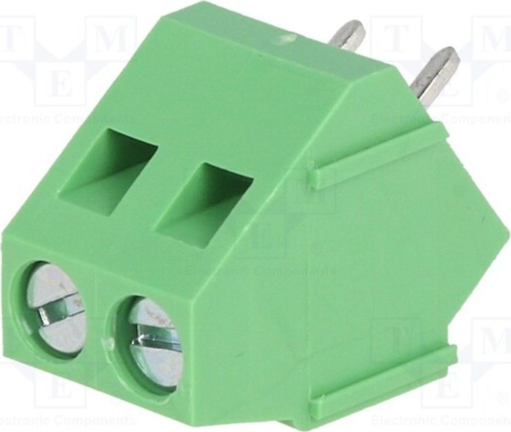 5x Klemmleiste für Wege: 2 5mm mit 45°-Winkel 24A DG103-5.0-02P-14-00A(H) Klemmle