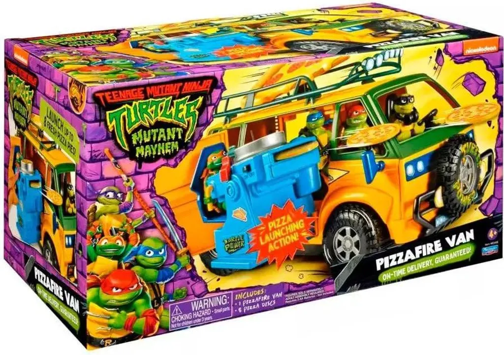 Fourgon Pizzafire Van Tortues Ninja 20 cm à propulsion de pizza interactive - 6