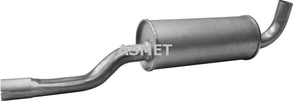 Pot d'Échappement Central ASMET 18036 pour 940 - Référence OE 1378341