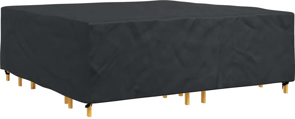 vidaXL Copertura Mobili Giardino 235x235x70 cm 420D Oxford - Nero