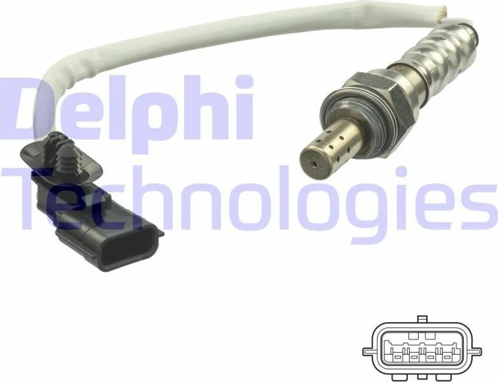 Sonde Lambda Delphi ES21134-12B1 Haute Précision compatible Dacia OE 6001549061