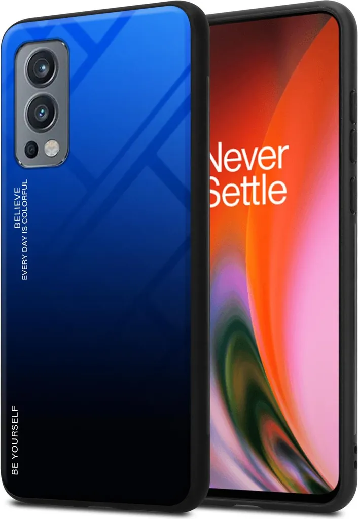 OnePlus Nord 2 5G Cover Cadorabo: Vetro Temperato e TPU Black