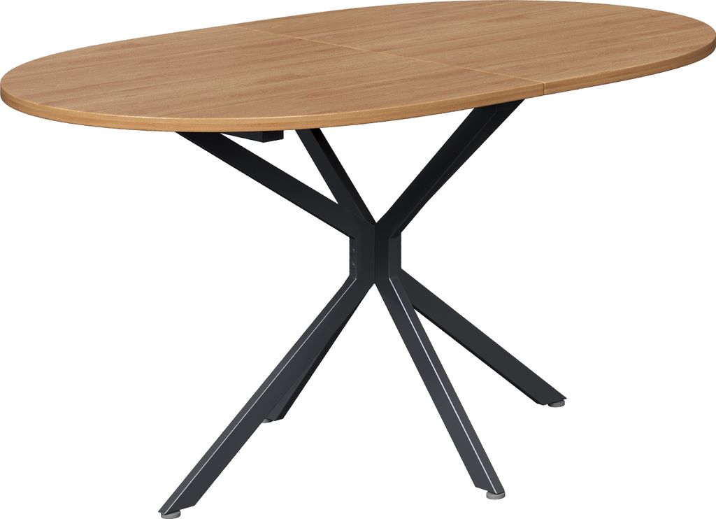 okwish Esstisch 120×80×75.5 cm moderner Küchentisch，ovaler Produktbild 