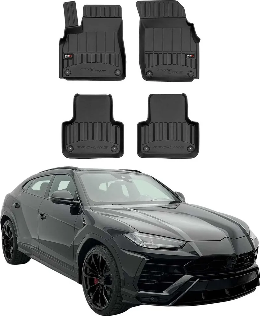 Protezione Interni Lamborghini Urus - Tappetini TPE 2017-2022 Neri