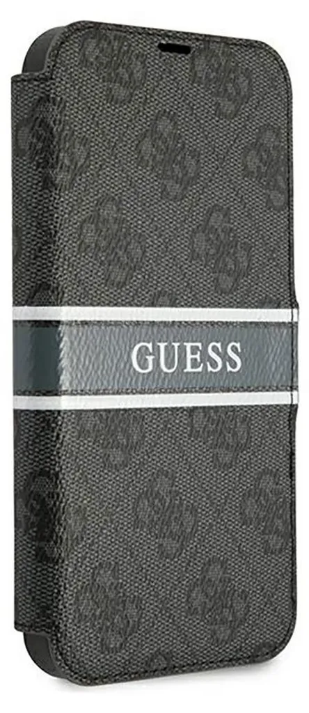 Cover Guess iPhone 13 Mini Grigia - Custodia Libro Portafoglio Ecopelle - 3