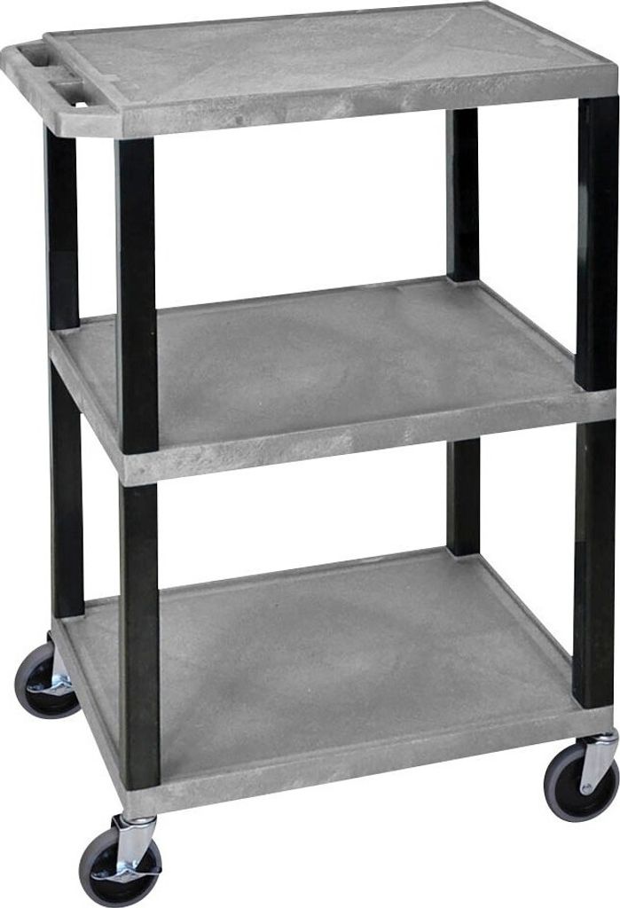 LUXOR Etagenwagen grau 61,0 x 46,0 x 86,5 cm