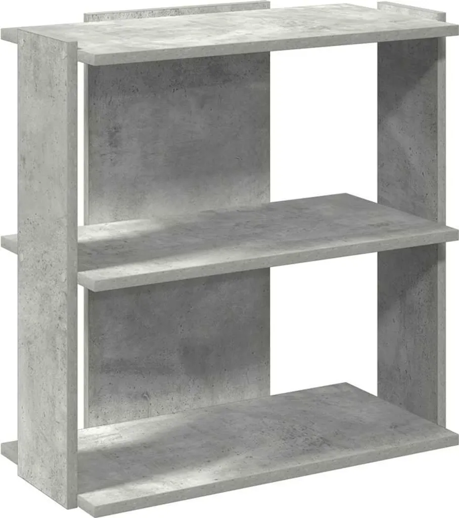 vidaXL Libreria 3 Ripiani 60x30x60 cm Legno Grigio Cemento - Recensione