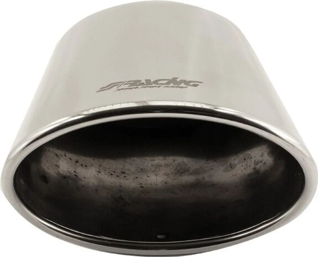 Embout d'Échappement Ovale en Inox pour Masquer la Rouille du Pot