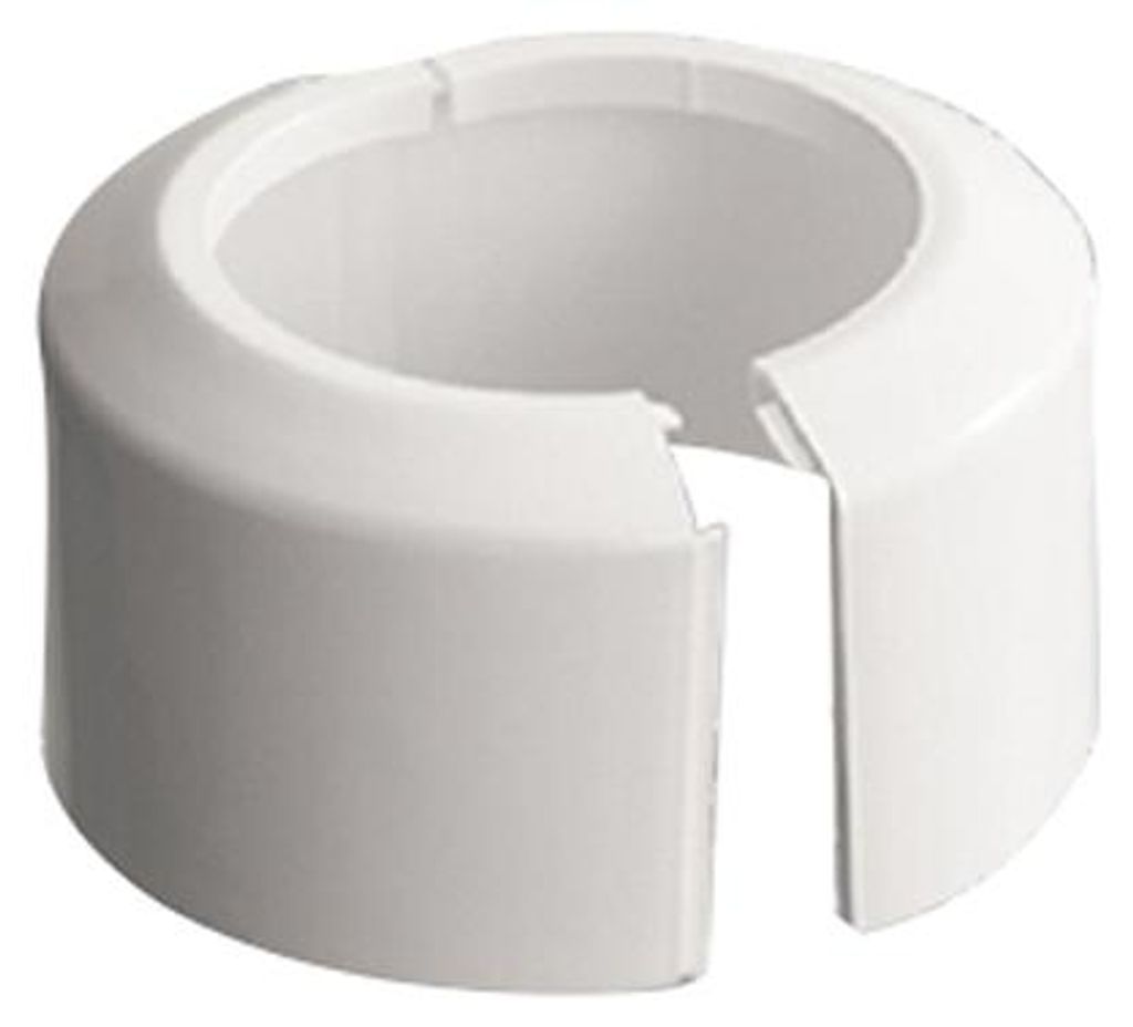 Rosette pliable en plastique, blanche, 110 x 100 mm, en Image du produit 