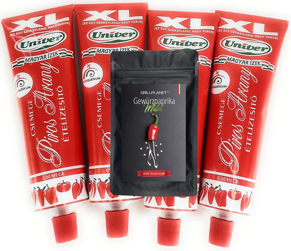 Univer Paprikacreme mild 960g und 50g Paprikapulver mild Produktbild 