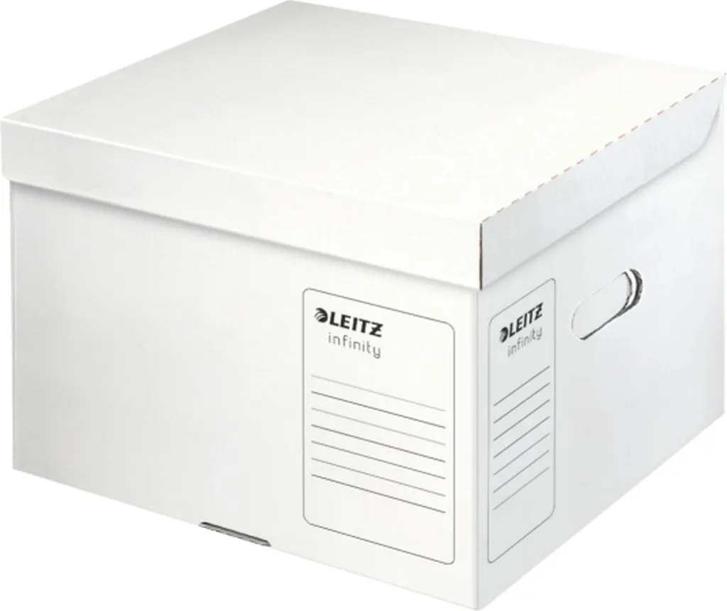 Conteneur d'archivage permanent Leitz Infinity blanc pour dossiers A4