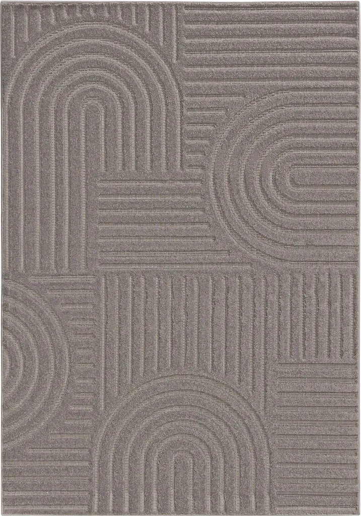 Tapis Salon Gris Clair 300x400 cm Benuta Leo : Confort Doux Facile Entretien