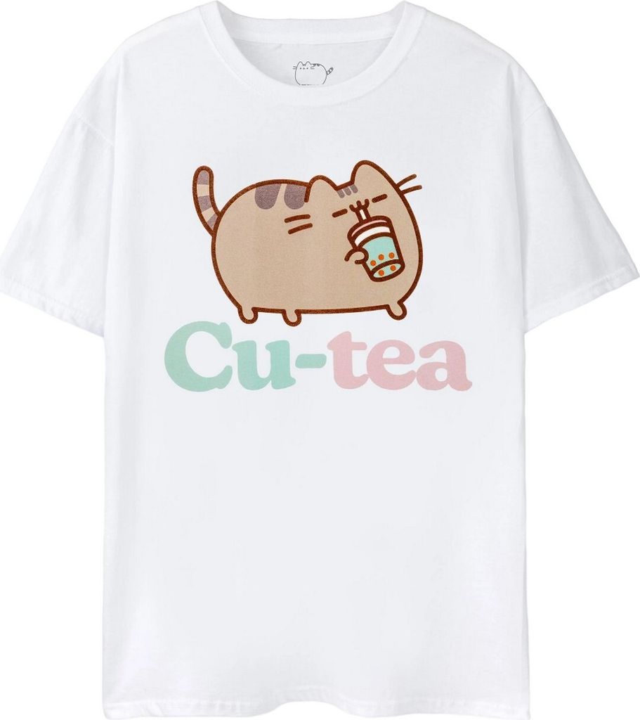 Pusheen - "Cutea" T-Shirt für Damen NS7846 (L) (Weiß)