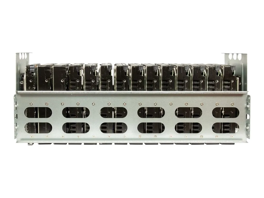 Boîtier PC Inter-Tech 4F28 Mining Rack 4U E-ATX sans alimentation