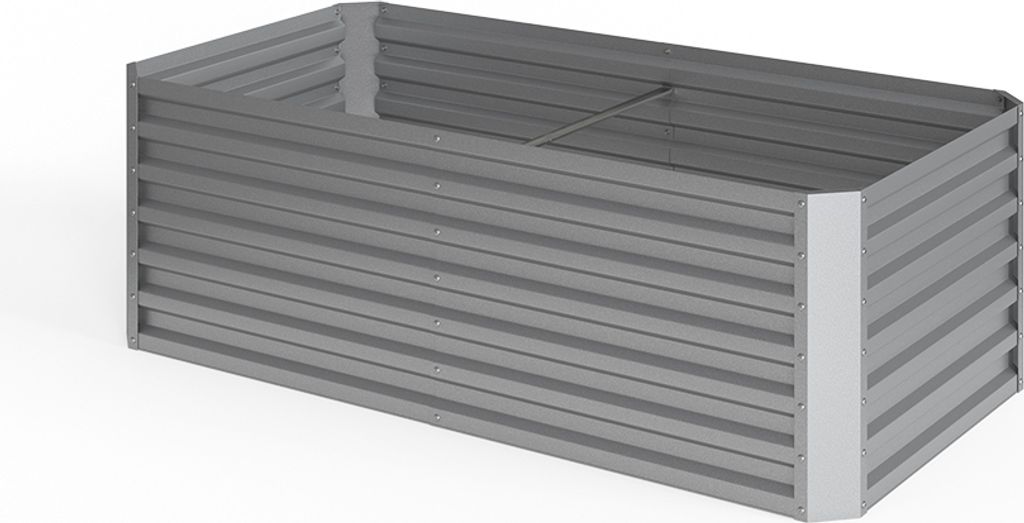 OK-Living Hochbeet , 180 x 60 cm, Silber Produktbild 