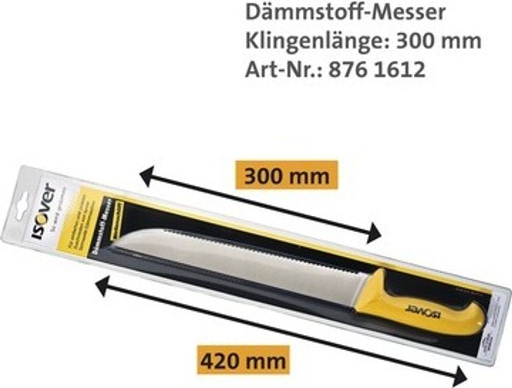 ISOVER Dämmstoffmesser mit Wellenschliff 300 mm Produktbild 